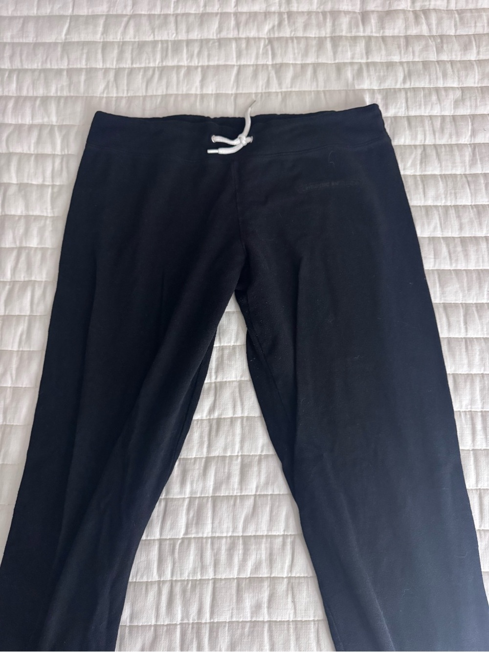AUTHENTIC Chrome Hearts Black Drawstring Sweatpants